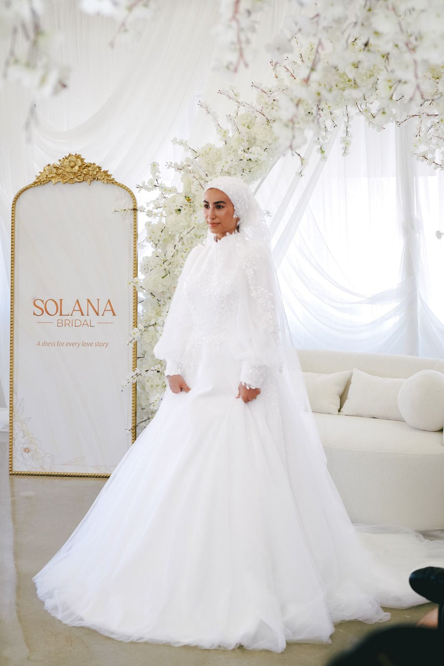 Bridal gown at Solana Bridal